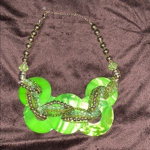 Green Statement Necklace